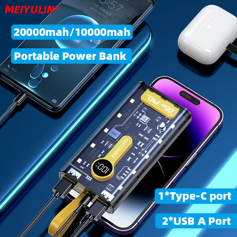 Power Bank 20000mAh with 66W Fast Charging